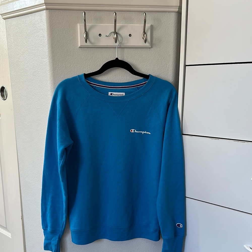 Champion Blue Crewneck Sweater